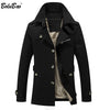 BOLUBAO Fashion Brand Men Trench Coats Autumn Winter Solid Color Slim Fit Mens Trench Jackets New Casual Trench Jacket Male