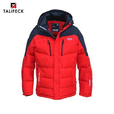 2019 Hot Sale Men Winter Jacket Warm Cotton Winter Coat Mens Patchwork Padded Jacket Parkas Hombre Overcoat European Size