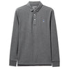 Giordano Men Polo Shirt Long Sleeve Embroidery Casual Tops For Men 100% Cotton Polos Para Hombre Ribbed Cuffs 01019782