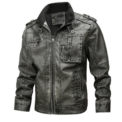 39 S Classic Moto Biker 2019 Brand Motorcycle PU Leather Suede Jacket Men's Autumn Winter Coats Plus Size 4XL 5XL 6XL 7XL 8XL