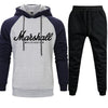 Men's Sets Hoodies+Pants Autumn Winter Hooded Sweatshirt Sweatpants Fashion Slim Fit Men Set Hoodie Pant Hip Hop Pullover Hoody