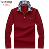 SHABIQI Classic Brand Men shirt Men Polo Shirt Men Long Sleeve Polos Shirt T Designer Polo Shirt Plus Size 6XL 7XL 8XL 9XL 10XL