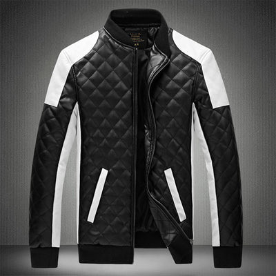 2019 Mens Leather Jackets Casual High Quality Classic Motorcycle Bike Jacket Men Plus Velvet Thick Coats Winter chaqueta hombre