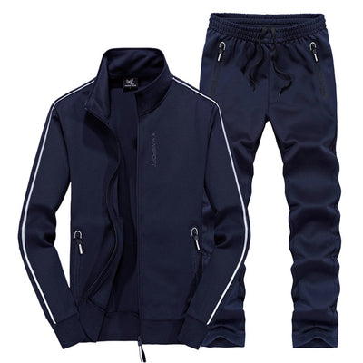 YIHUAHOO Track Suit Men 6XL 7XL 8XL Winter Autumn Two Piece Clothing Set Brand Casual Tracksuit Sportswear Sweatsuit XYN-8823