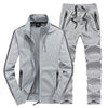 YIHUAHOO Track Suit Men 6XL 7XL 8XL Winter Autumn Two Piece Clothing Set Brand Casual Tracksuit Sportswear Sweatsuit XYN-8823