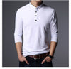 Hot Sell 2019 New Fashion Brand Clothing Polo Shirt Mens Long Sleeve Slim Fit Boys Mandarin Colla Polos Casual Men's Clothing