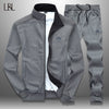 LBL Sportswear Tracksuit Men Spring Autumn Mens Track Suits 2019 Two PCS Sweat Suit Zipper Jacket+Sweatpants Male Brand Clothing