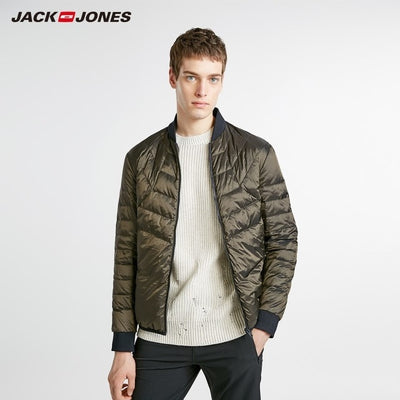 JackJones Men's Winter Baseball Collar Thermal Down Jacket C|218412510