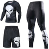 Superhero Compression Tracksuits Men's Sport Suit Quick Dry Running sets Clothes Sports Joggers Training Gym Fitness Man Set