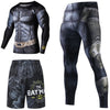 Superhero Compression Tracksuits Men's Sport Suit Quick Dry Running sets Clothes Sports Joggers Training Gym Fitness Man Set